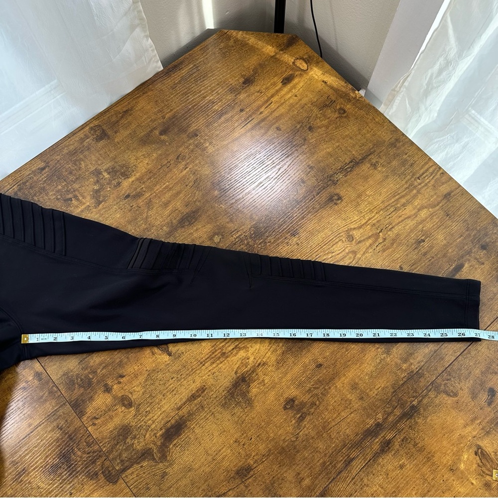 Athleta Black Delancy Moto Tights XS - Picture 10 of 15